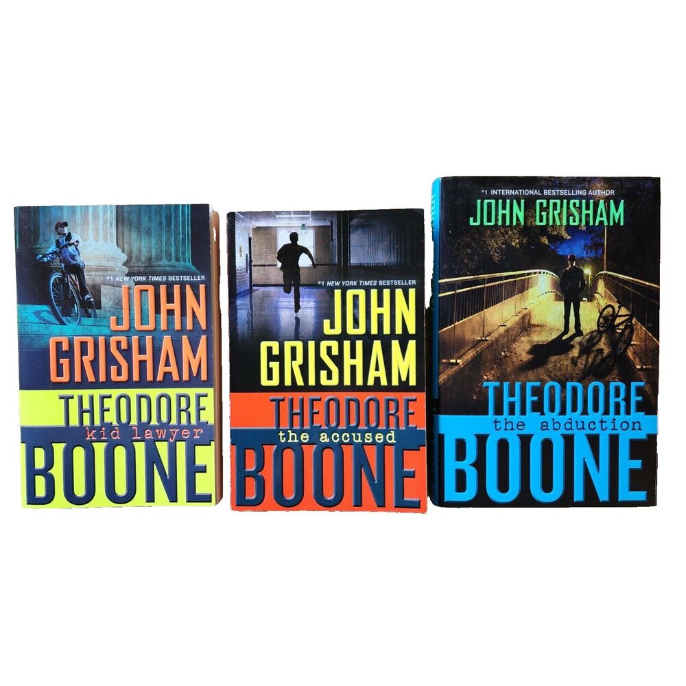 John Grisham Theodore Boone Kid Lawyer Series Lot of 3 Books 1-3